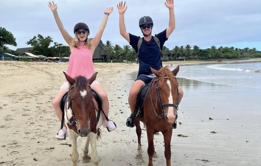 Natadola Beach Combinational Horse Riding Fiji